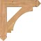 Ekena Millwork Imperial Arts & Crafts Smooth Bracket, Western Red Cedar, 3 1/2"W x 22"D x 22"H BKT04X22X22IMP03SWR - alternate 2